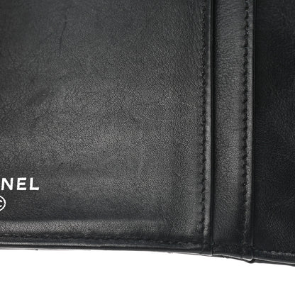 Chanel Patent Quilted Brilliant Yen Wallet Black 11 of 12