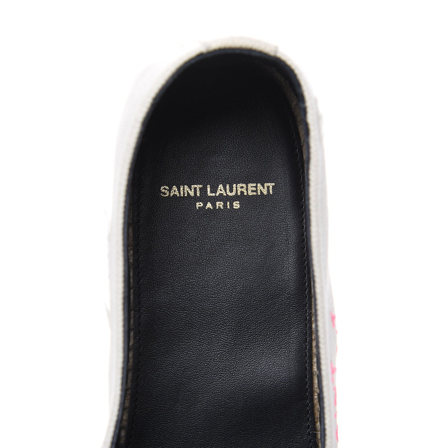 Canvas Elba Logo Embroidered Espadrilles 39 Panna