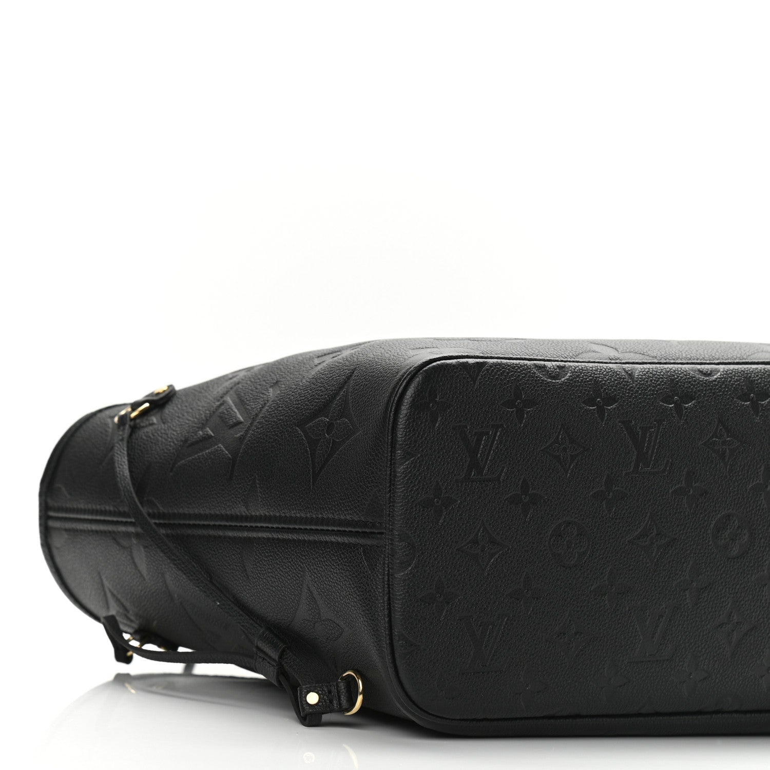 Louis Vuitton Empreinte Monogram Giant Neverfull MM Black 9 of 10