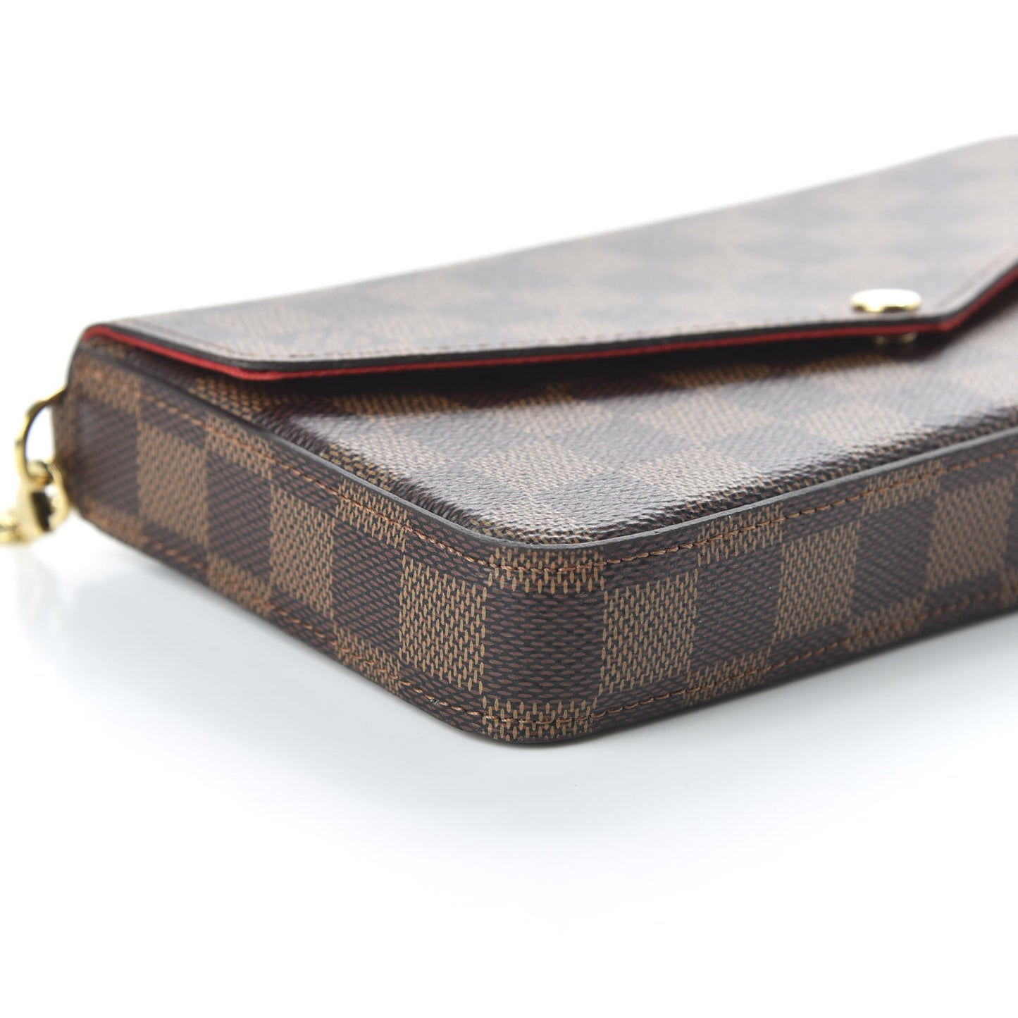 Damier Ebene Pochette Felicie Chain Wallet