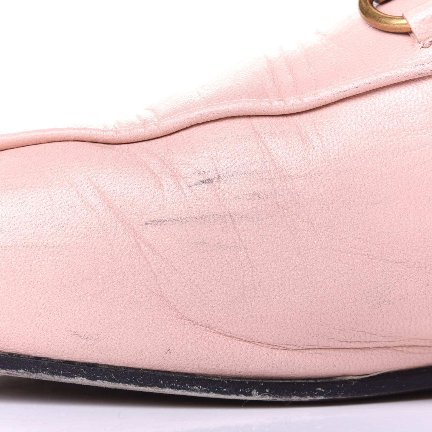 Gucci Malaga Kid Womens Princetown Slippers 38 Perfect Pink 12 of 12