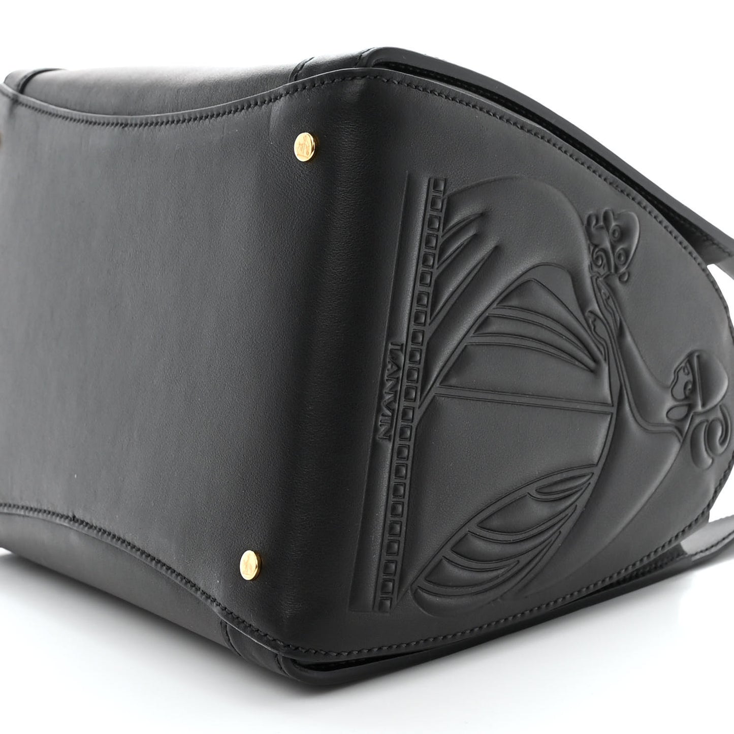 Smooth Calfskin Mini Tote Black