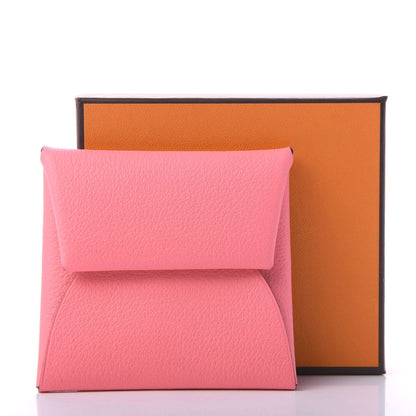 Hermes Evercolor Bastia Coin Purse Rose Azalee 10 of 10