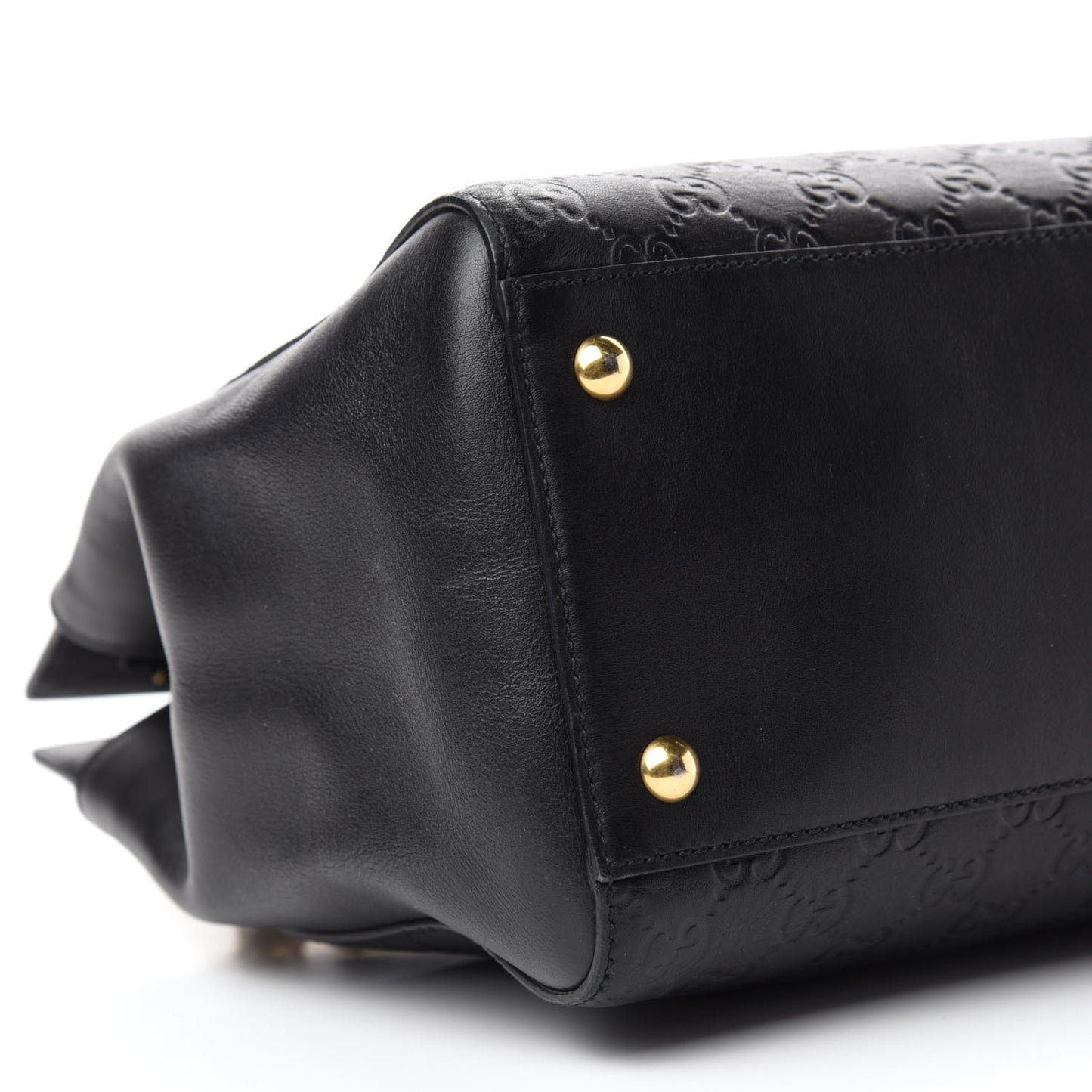 Guccissima Signature Large Shoulder Tote Bag Black
