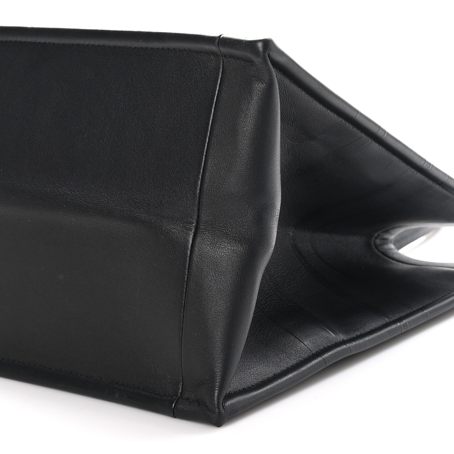 Christian Dior Calfskin Embossed Medium Book Tote Black 10 of 10