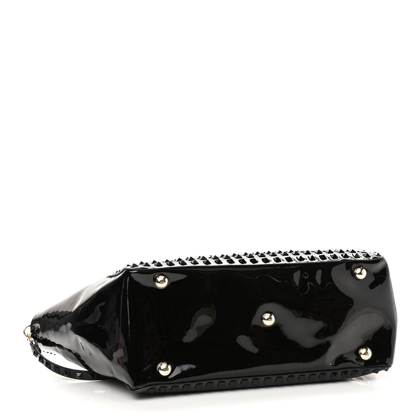 Patent Punkouture Medium Rockstud All Over Tote Black