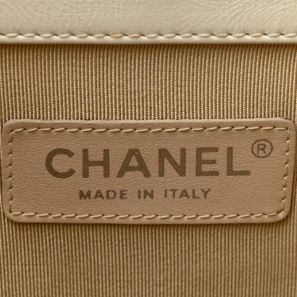 Glazed Calfskin Raffia Vanity Case Bag White Beige