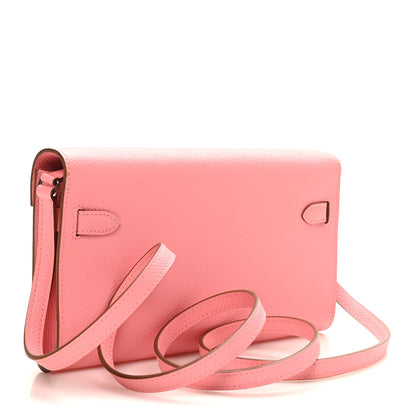 Hermes Epsom Kelly Wallet To Go Rose Confetti 3 of 11