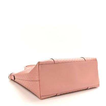 Gucci Soft Microguccissima Medium Zippered Satchel Soft Pink 4 of 10