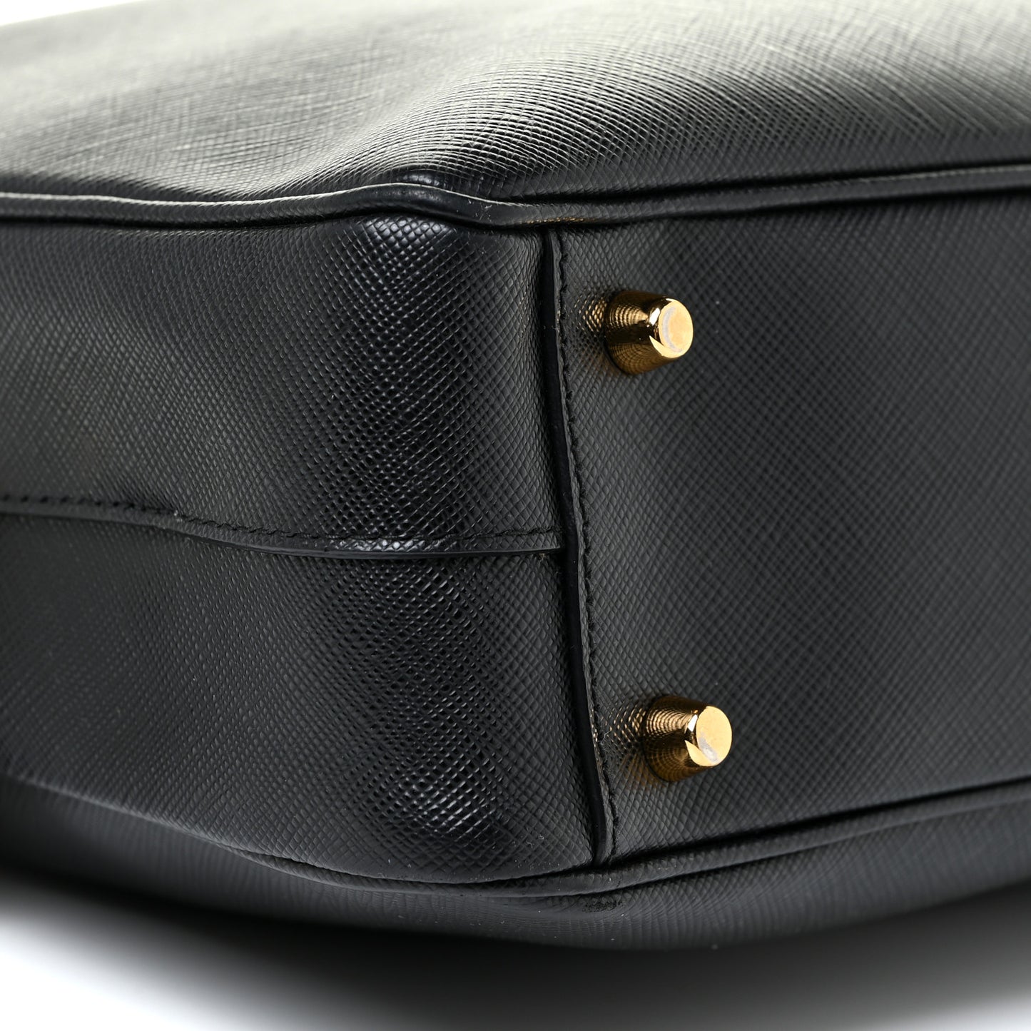 Saffiano Lux Briefcase Black