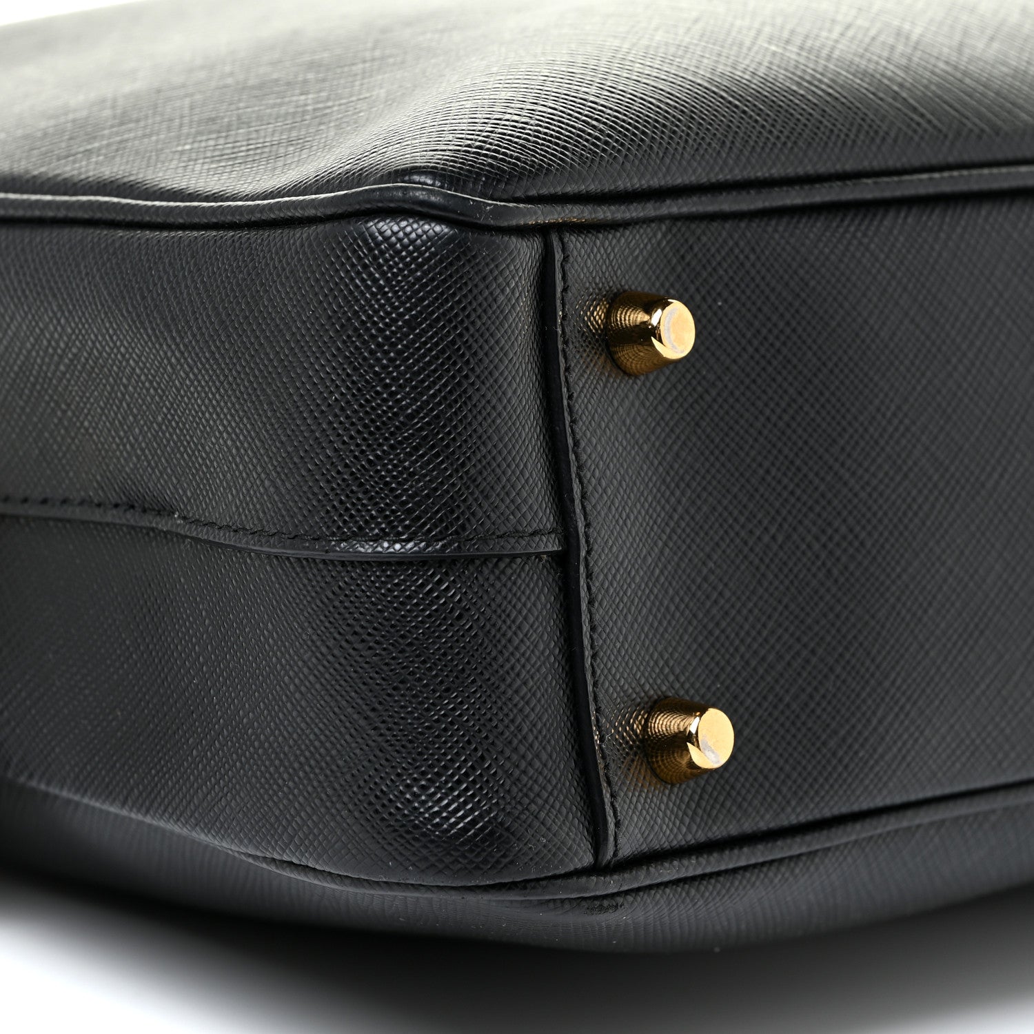 Prada Saffiano Lux Briefcase Black 8 of 14