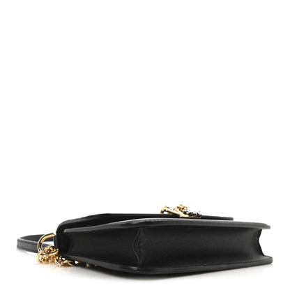 Louis Vuitton Calfskin LV Bloom Wallet On Chain Black 4 of 9