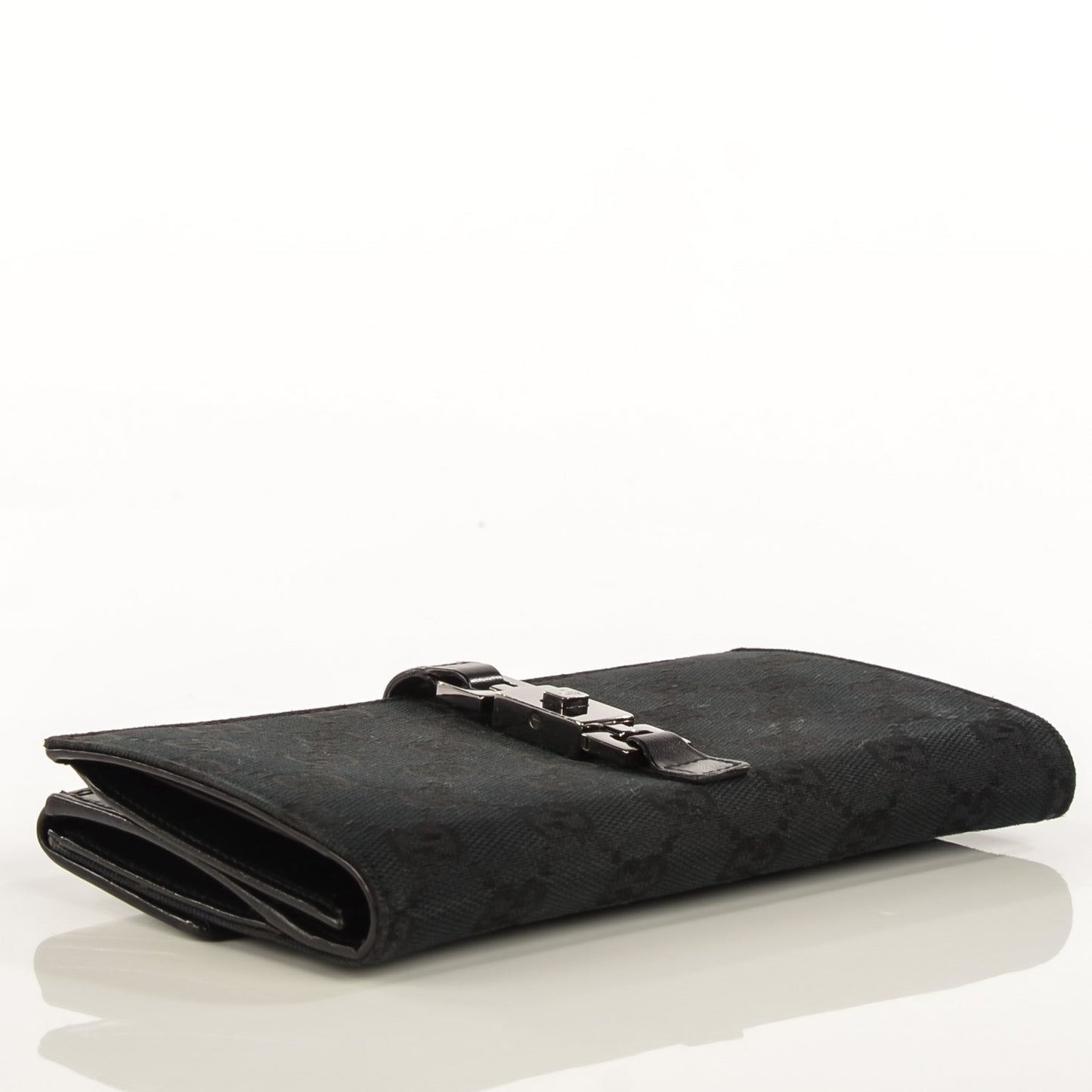 Monogram Continental Bardot Wallet Black