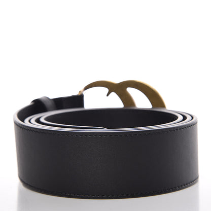 Gucci Calfskin Double G 40mm Belt 100 40 Black 3 of 6