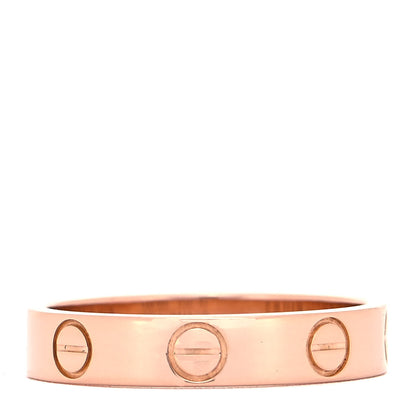 Cartier 18K Pink Gold 3.5mm LOVE Wedding Band Ring 49 4.75 1 of 8