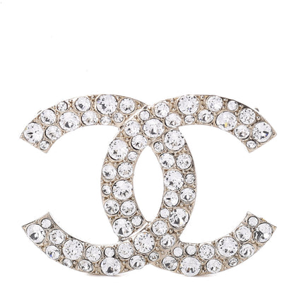 Chanel Crystal Palais Garnier CC Brooch Gold 1 of 4