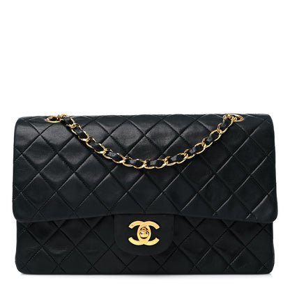 Chanel Lambskin Quilted Medium Double Flap Black 1 of 18