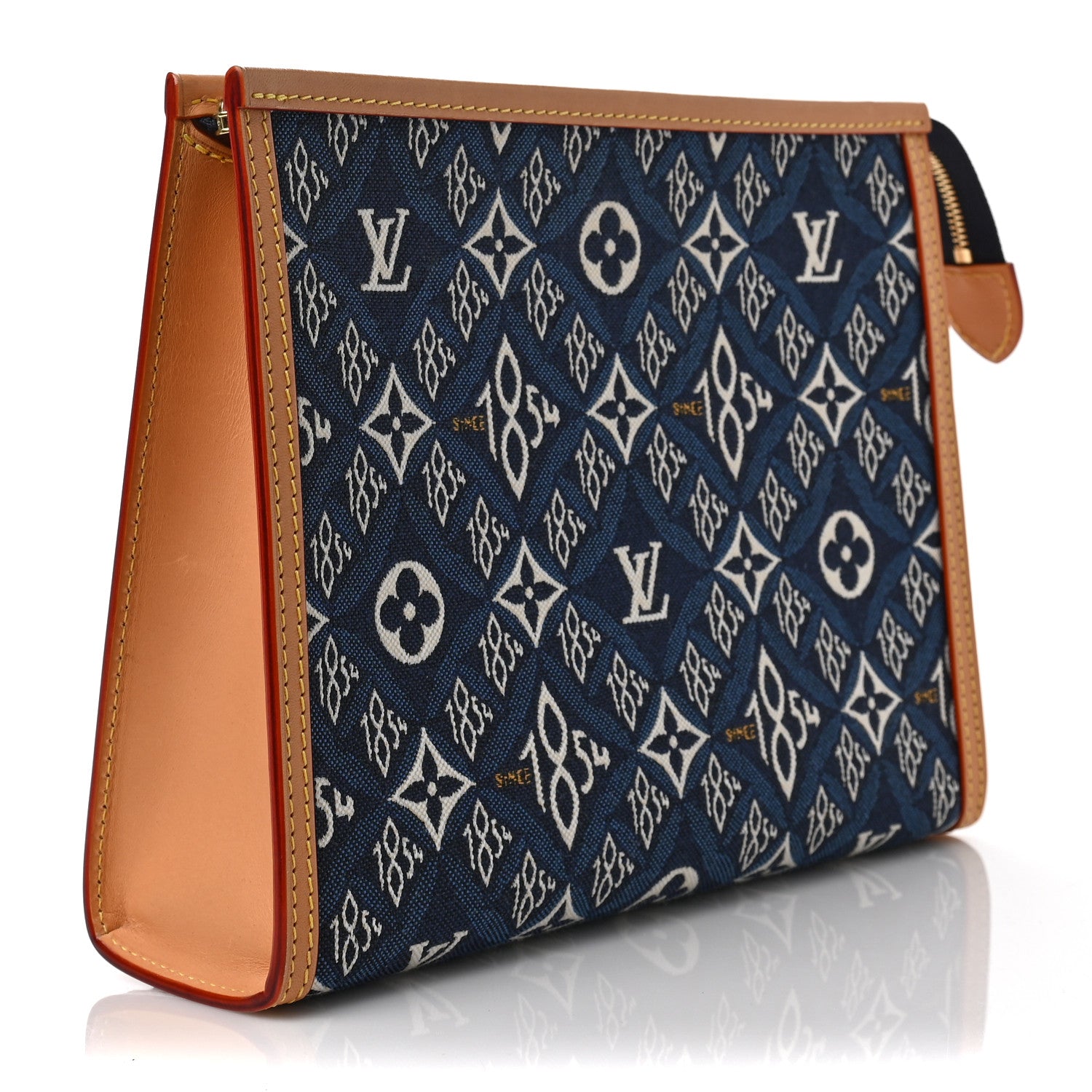 Louis Vuitton Jacquard Since 1854 Toiletry Pouch 26 Blue 3 of 6