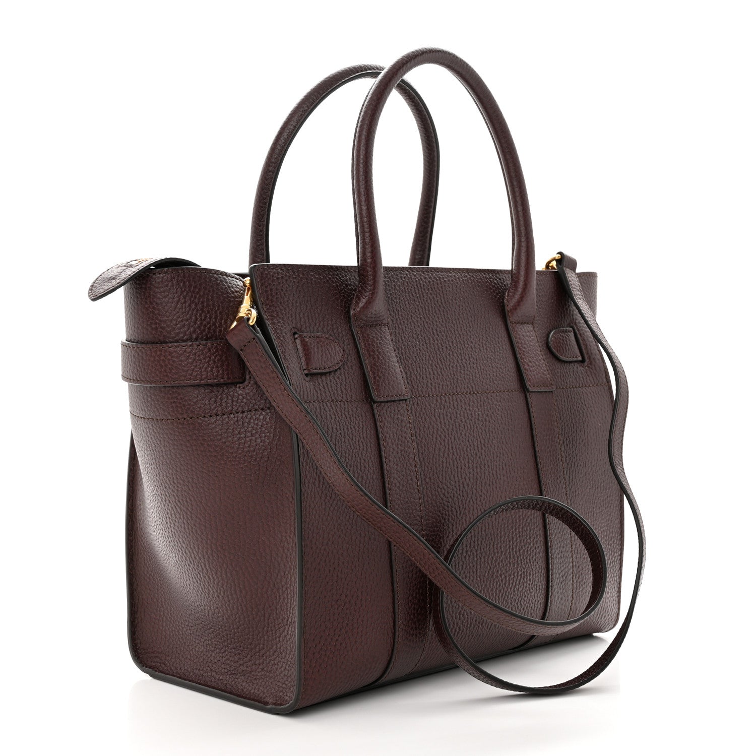 Mulberry Small Classic Grain Small Zipped Bayswater Oxblood 3 of 12