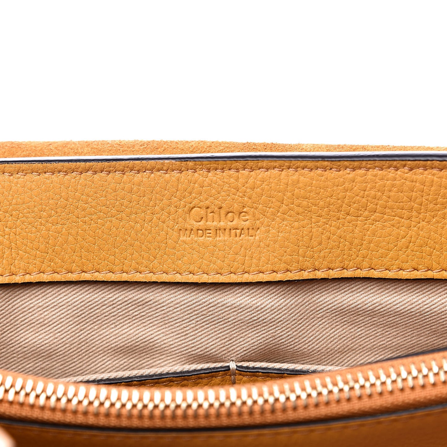 Calfskin Small Faye Day Shoulder Bag Burning Camel