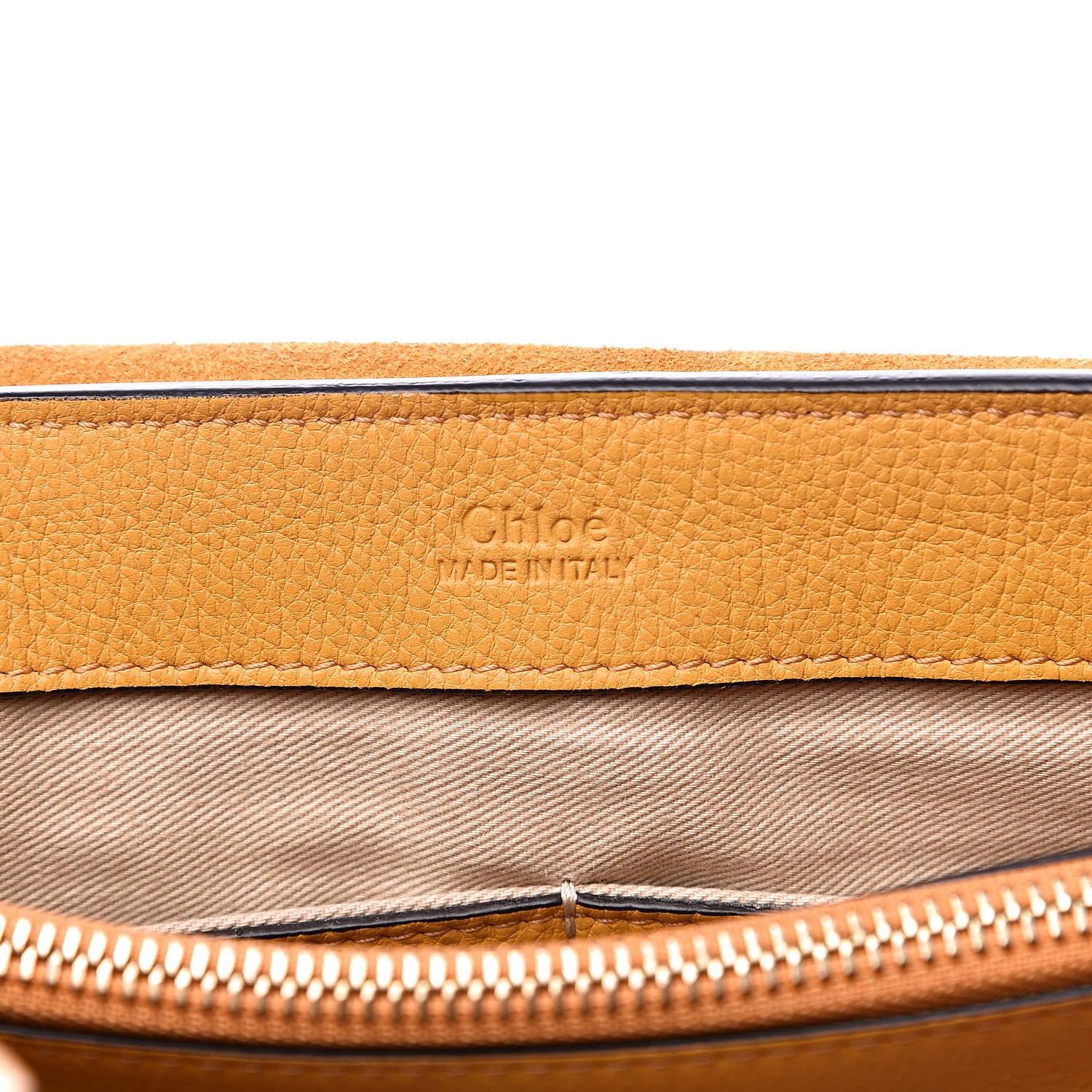 Chloe Calfskin Small Faye Day Shoulder Bag Burning Camel 6 of 9
