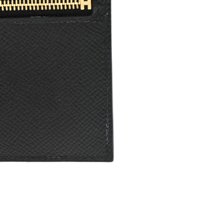Hermes Epsom Bearn Compact Wallet Black 12 of 15