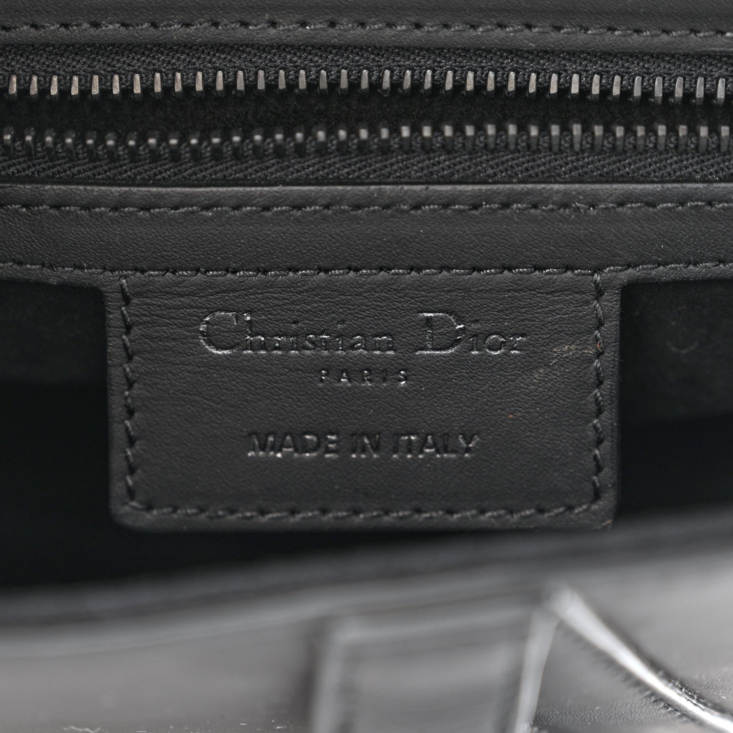 Christian Dior Ultra Matte Calfskin Saddle Bag Black 6 of 12