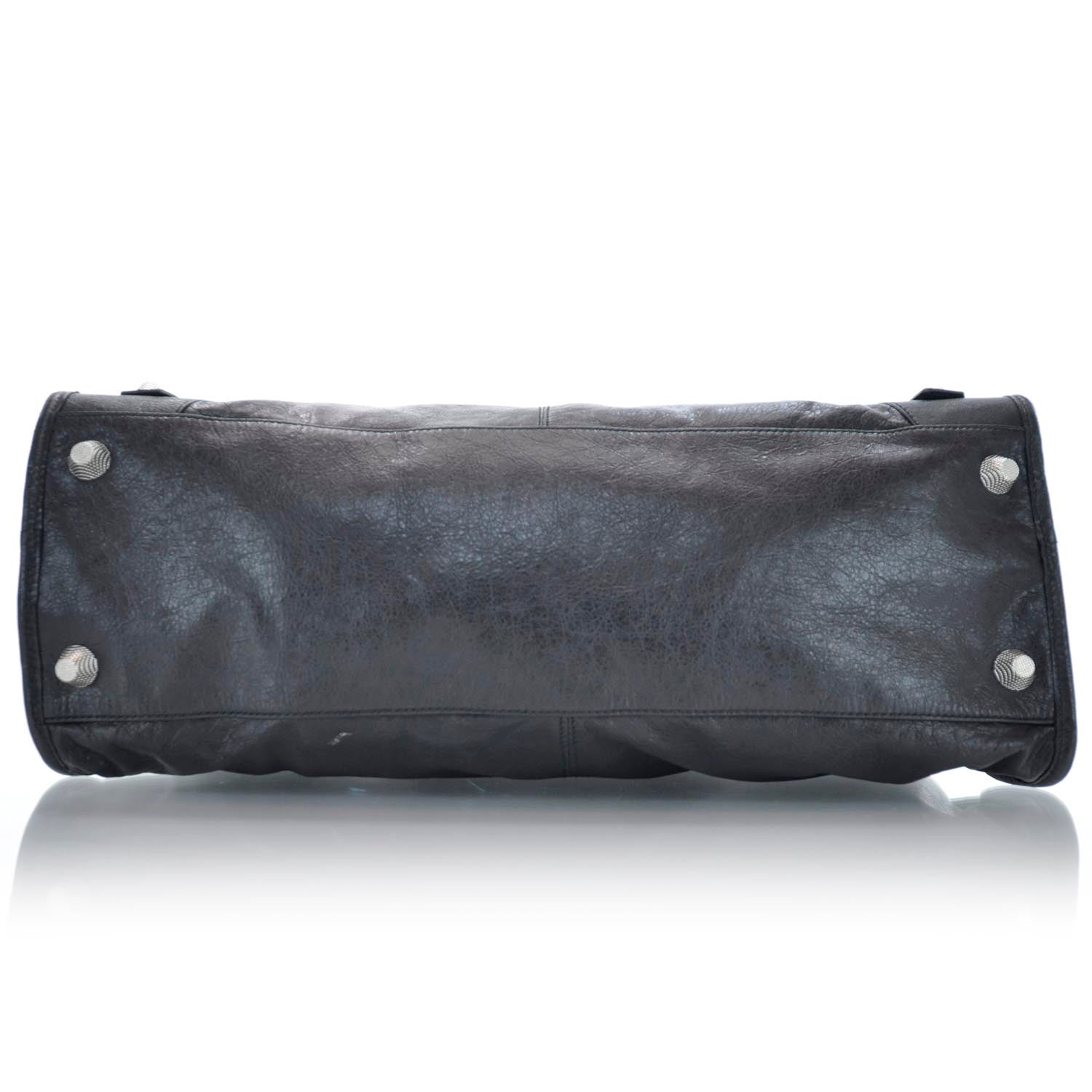 Balenciaga Agneau Giant Weekender Black 7 of 10