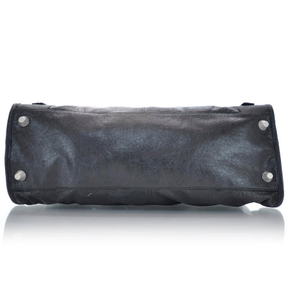 Balenciaga Agneau Giant Weekender Black 7 of 10