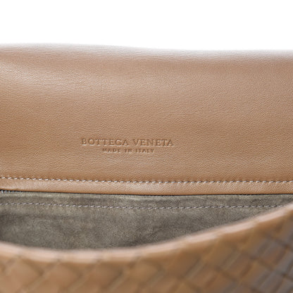 Bottega Veneta Nappa Intrecciato Messenger Bag Light Brown 6 of 10