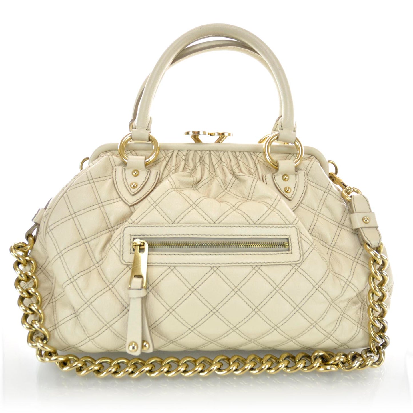 Quilted Stam Ivory