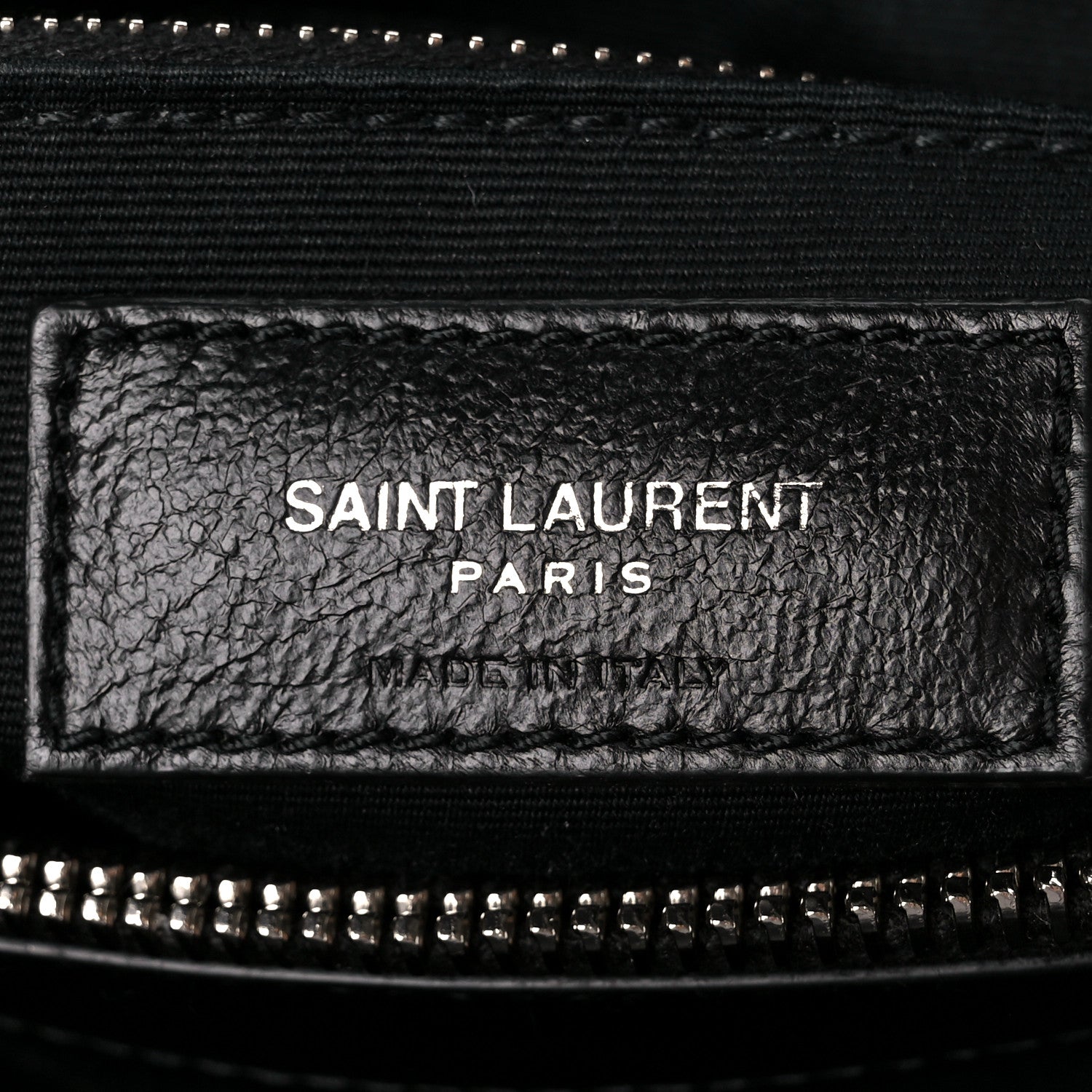 Saint Laurent Calfskin Y Quilted Monogram Medium Loulou Chain Satchel Black 7 of 11