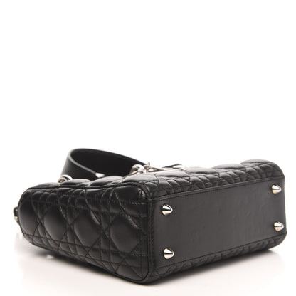 Christian Dior Lambskin Cannage Small Lucky Badges My Lady Dior Black 4 of 11