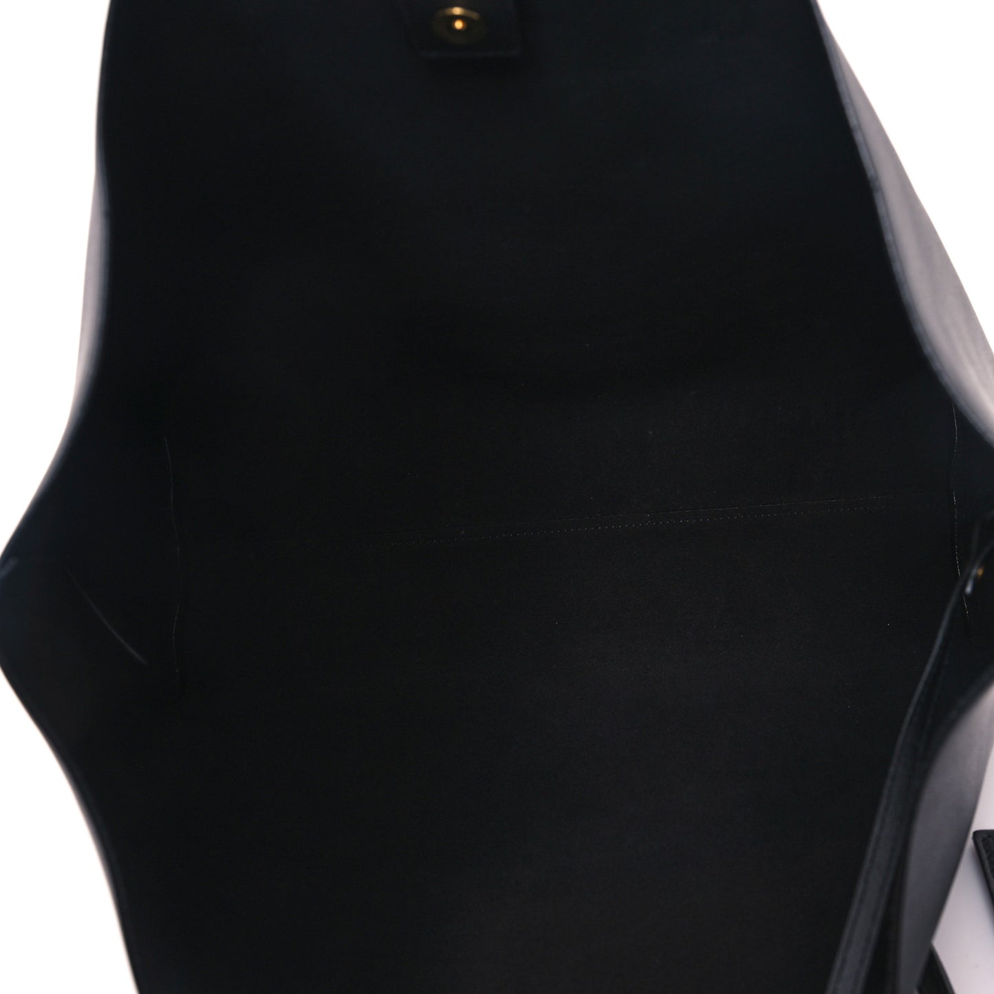 Calfskin Large Shopping Tote Black