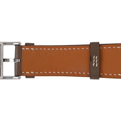 Hermes Swift 32mm Apple Watch Double Tour Band Etoupe 3 of 5