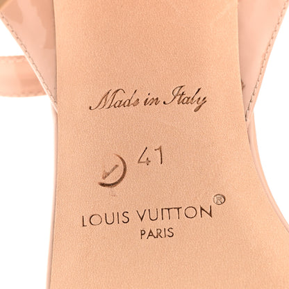 Louis Vuitton Patent Shake Platform Sandal 41 Nude Pink 8 of 10