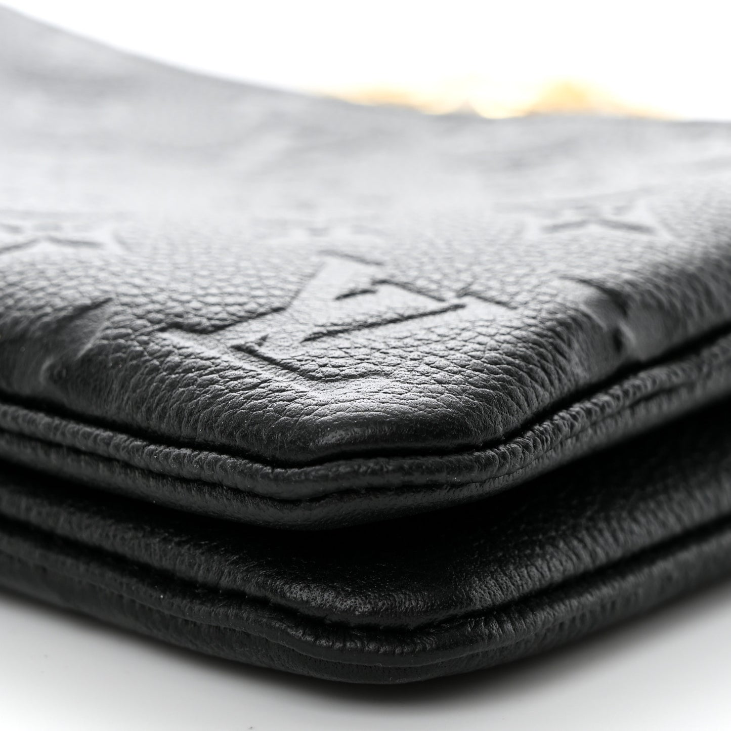 Empreinte Double Zip Pochette Black