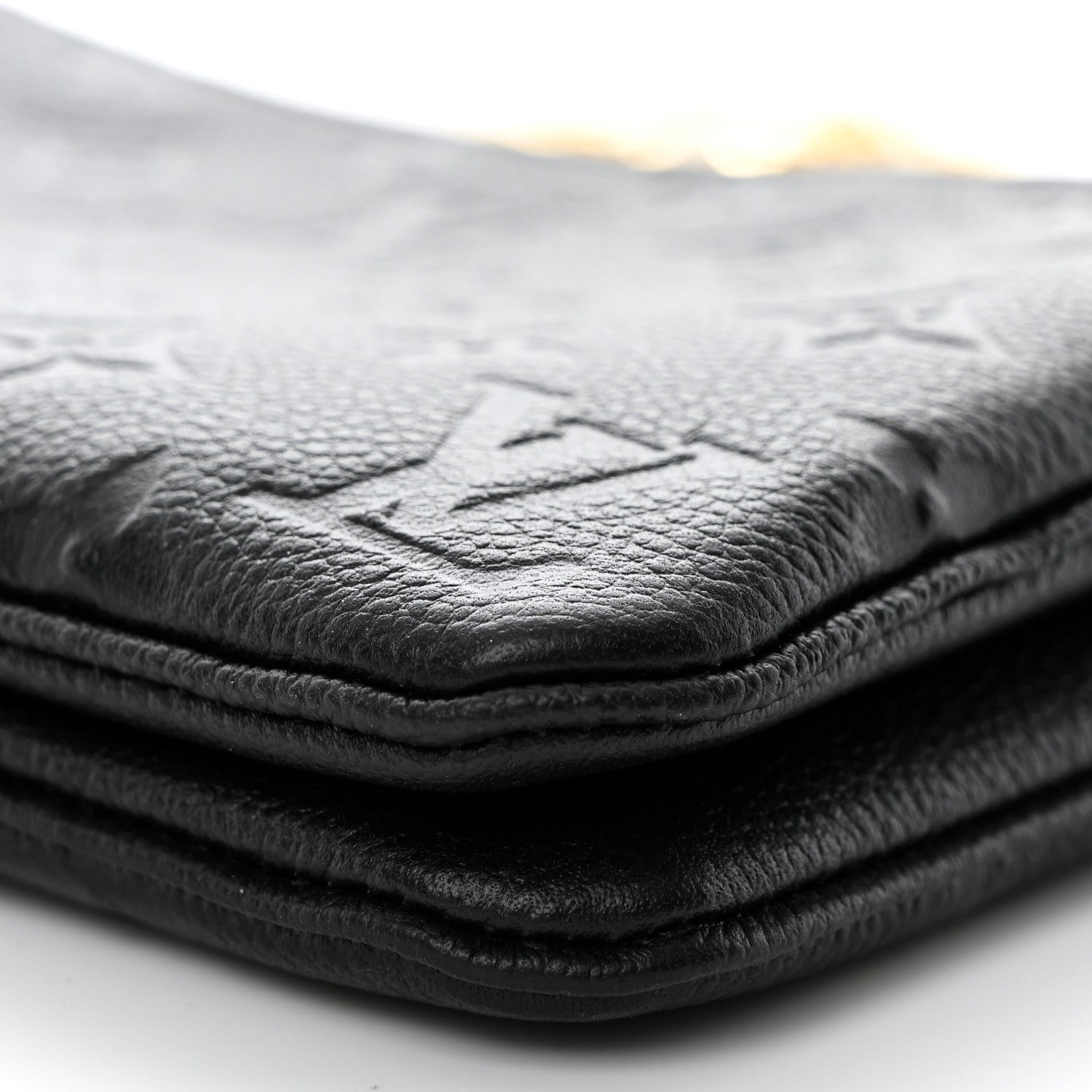 Louis Vuitton Empreinte Double Zip Pochette Black 9 of 10