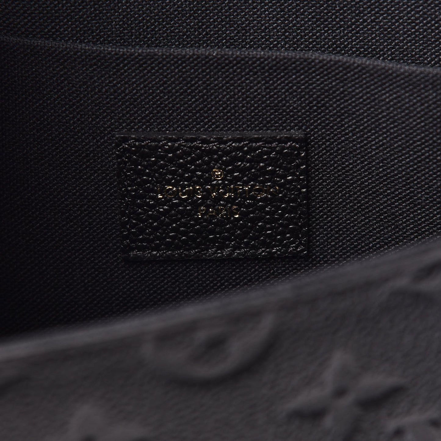 Empreinte Pochette Felicie Chain Wallet Black