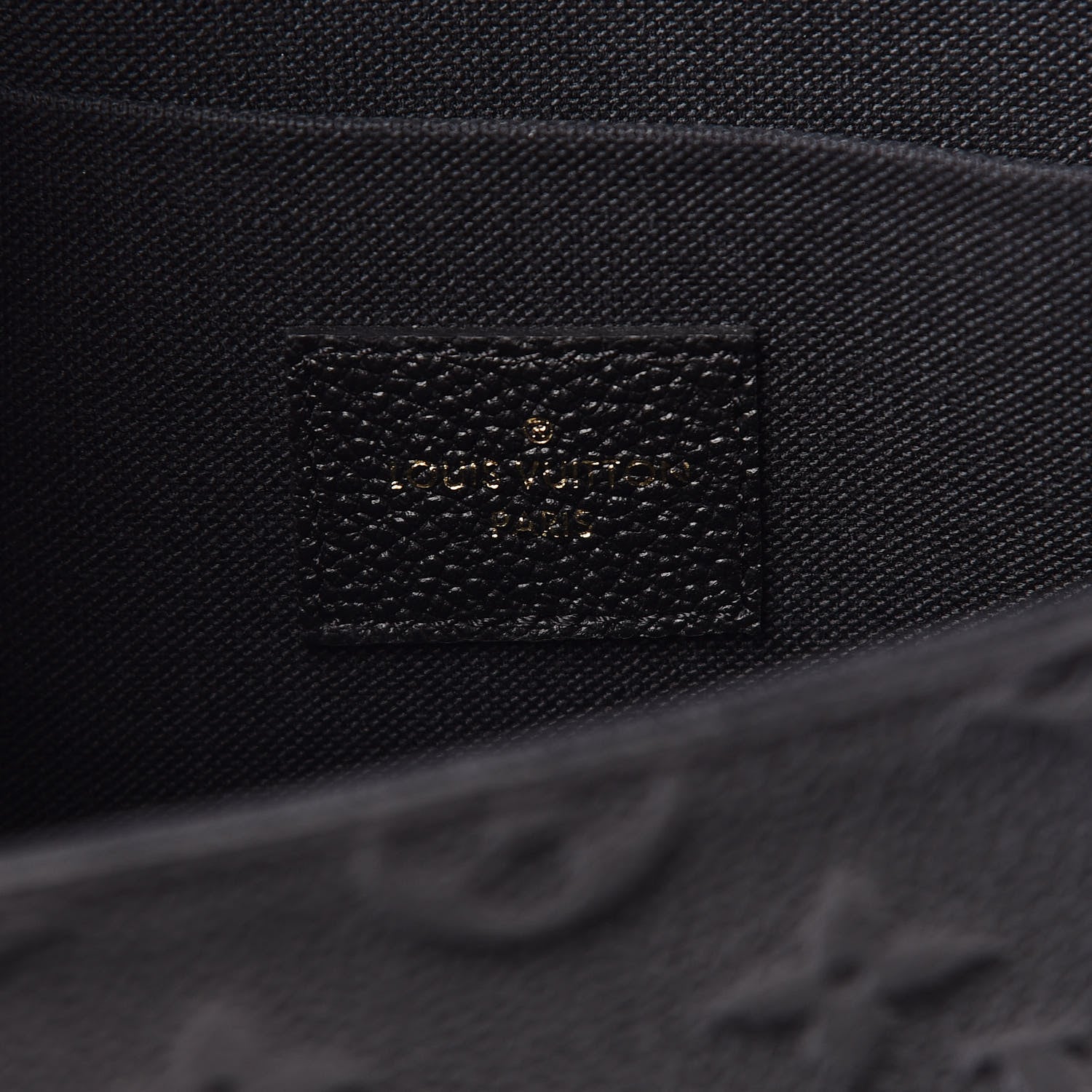 Louis Vuitton Empreinte Pochette Felicie Chain Wallet Black 6 of 13