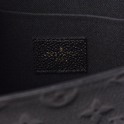 Louis Vuitton Empreinte Pochette Felicie Chain Wallet Black 6 of 13