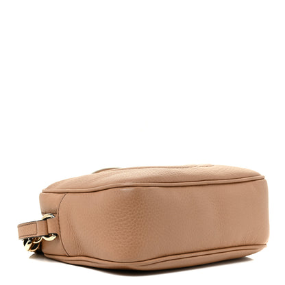 Gucci Pebbled Calfskin Small Soho Disco Bag Camelia 4 of 15