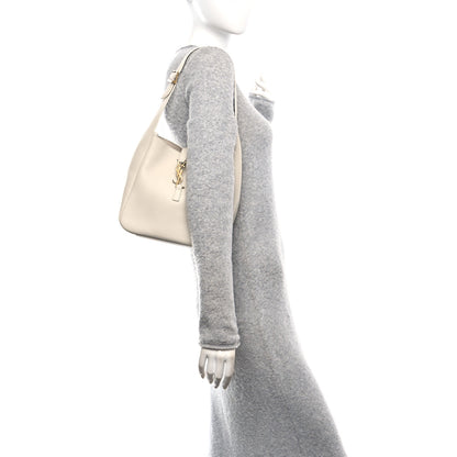 Saint Laurent Smooth Calfskin Small Le 5 A 7 Soft Hobo Blanc Vintage 2 of 12
