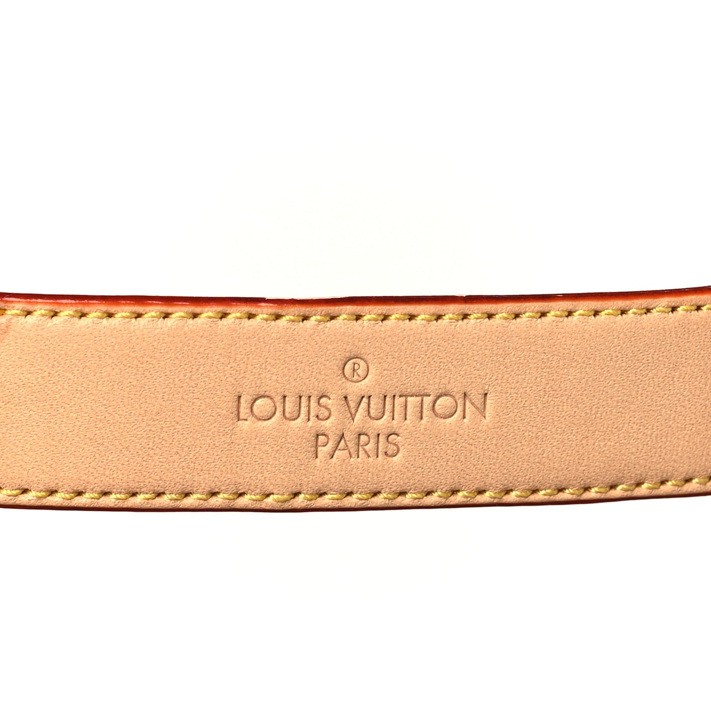 Monogram Mink Fur Sleep Mask Brown