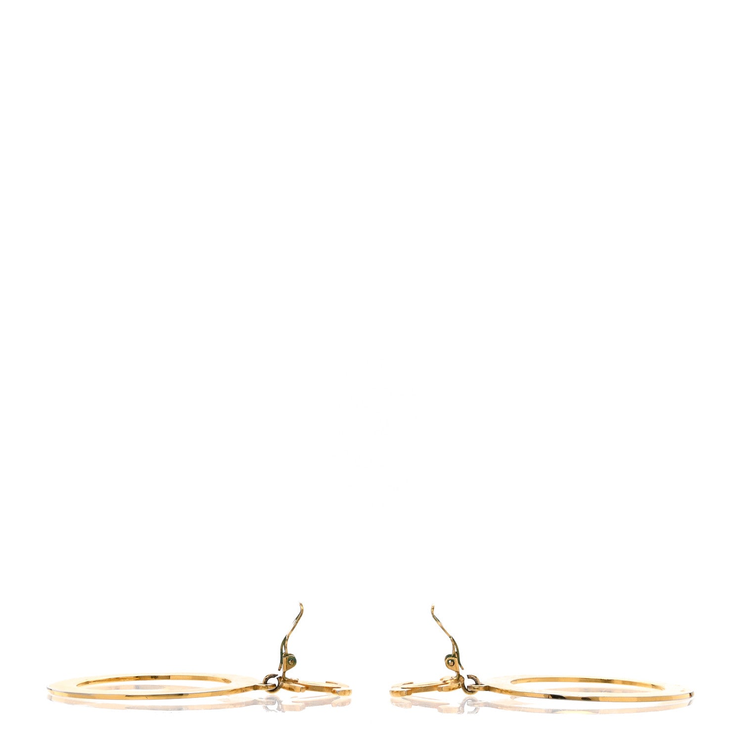 Chanel CC Drop Clip On Earrings Gold 3 of 5