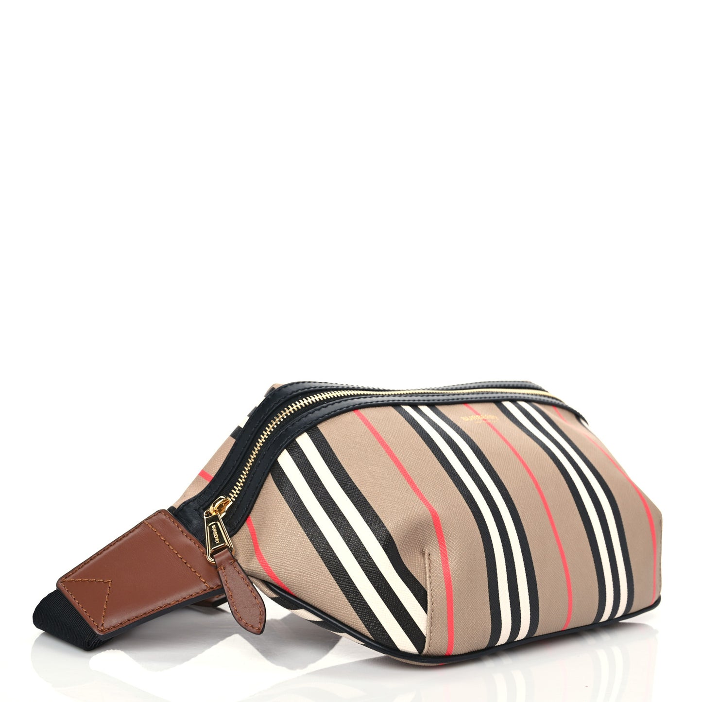 E-Canvas Icon Stripe Sonny Bum Bag Archive Beige