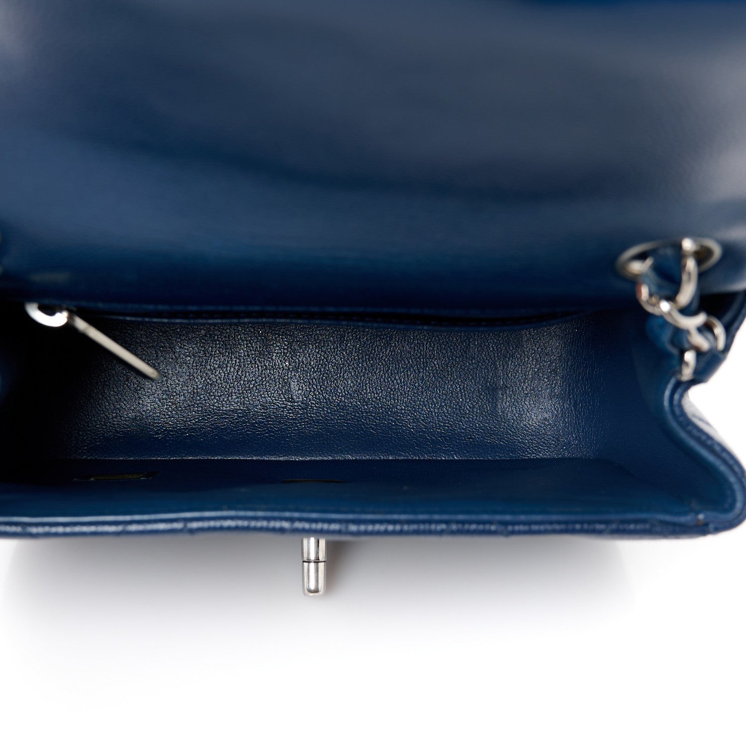 Chanel Caviar Quilted Mini Square Flap Navy 4 of 10