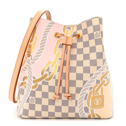 Louis Vuitton Damier Azur Nautical Neonoe MM 1 of 9
