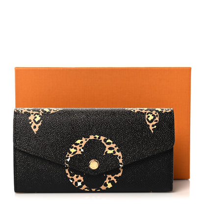 Louis Vuitton Monogram Giant Jungle Sarah Wallet Black 11 of 11