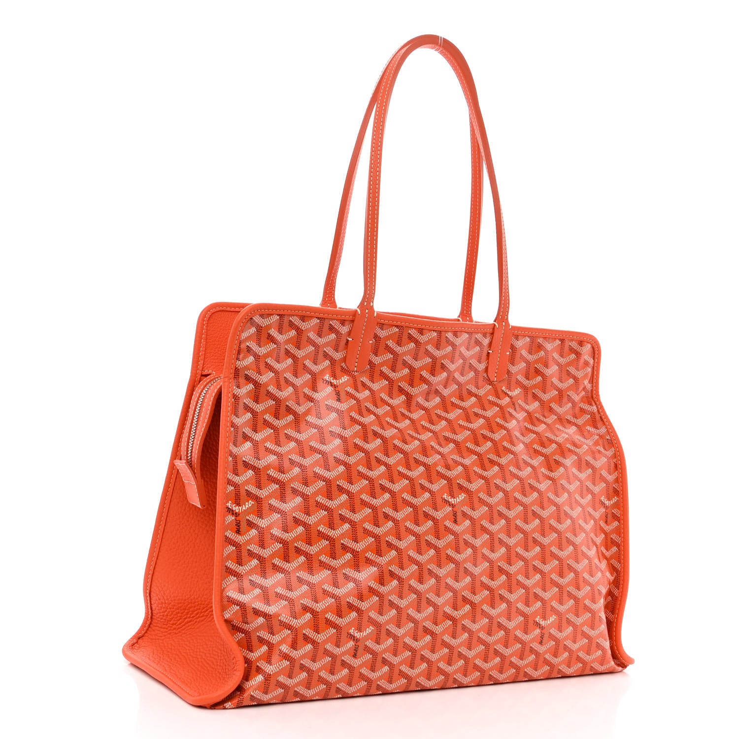 Goyard Goyardine Sac Hardy Pet Carrier PM Orange 4 of 11